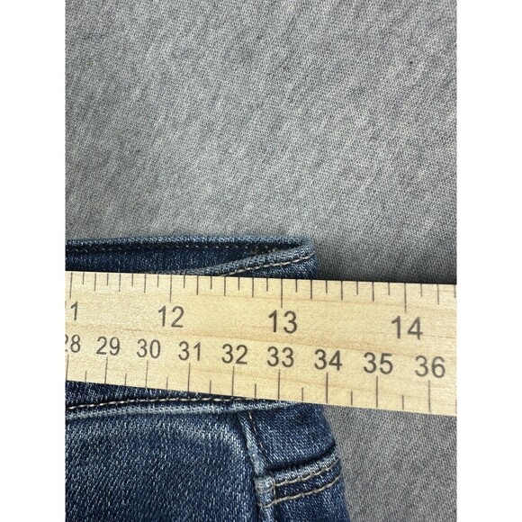 L'Agence Harris High-Rise Cropped Jeans in‎ Talledega Fringes Raw Hem Size 26 - Picture 5 of 9